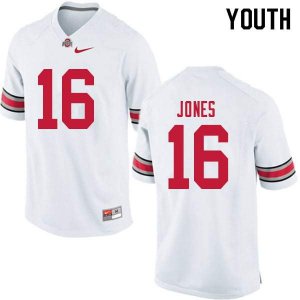 Youth Ohio State Buckeyes #16 Keandre Jones White Nike NCAA College Football Jersey Stability GNG3344QJ